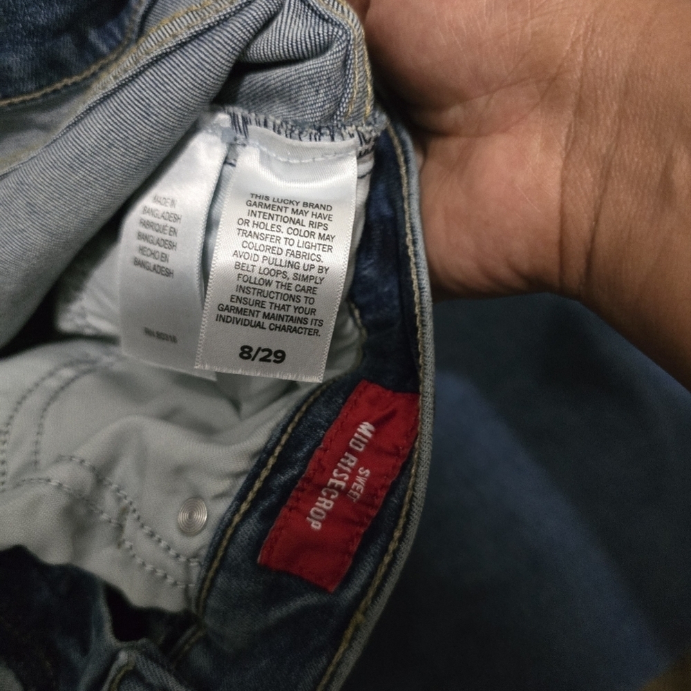 Lucky Brand Blue Ankle Jeans - Picture 6 of 8